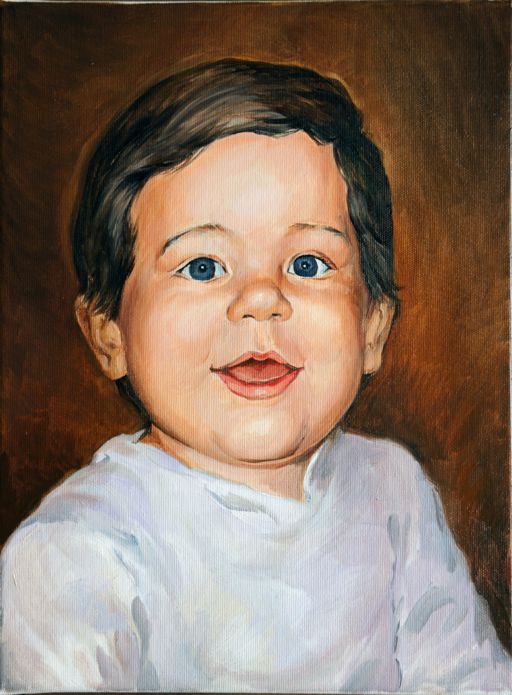 portret dziecka ze zdjêcia 2